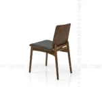 Scaun AVA M1166 WU, tapițat, structură din lemn masiv - imagine 2