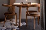 Scaun Bazk tapițat, structură din lemn, personalizabil - imagine 5