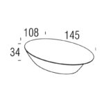 Măsuţă ALFA, cu blat din sticlă și MDF lăcuit - imagine 7