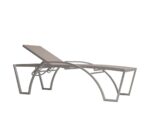 Șezlong înalt Etna, ergonomic, structură din aluminiu, sistem antiblocare și antirăsturnare, pentru exterior - imagine 2