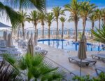 Umbrelă de plajă Ocean, picior fix din inox, nervuri din fibră de sticlă - imagine 4