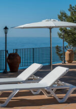 Umbrelă de plajă Ocean, picior fix din inox, nervuri din fibră de sticlă - imagine 5