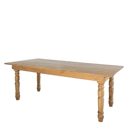 Masă dreptunghiulară Romance cu picioare detașabile