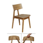 Scaun cu spătar mic Berry - imagine 3