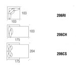 Canapea modulară Loft, tapițată, personalizabilă - imagine 7