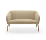 Canapea Pao, tapițată, picioare din lemn, personalizabilă - imagine 4