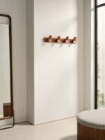 Cuier Stay de perete, din lemn masiv, personalizabil - imagine 2