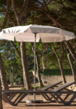 Umbrelă de plajă din țesătură acrilică Ocean, picior fix din inox, nervuri din fibră de sticlă - imagine 5