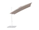 Umbrelă de plajă Roma, braț lateral din aluminiu, 8 tije din aluminiu, sistem de ventilație