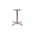 Picior masă Calice, structură din aluminiu vopsit, compatibil cu blaturi rotunde, picioare reglabile, de exterior