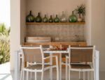 Masă extensibilă Atlanta, structură din aluminiu vopsit, blat din lamele aluminiu - imagine 5