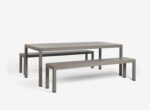Masă Rio, rezistentă UV, structură din aluminiu vopsit, blat DurelTOP - imagine 2