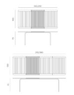 Masă extensibilă Alloro - imagine 7