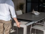 Masă extensibilă Java, structură din aluminiu, blat din HPL - imagine 2