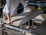 Masă extensibilă Java, structură din aluminiu, blat din HPL - imagine 3