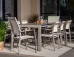 Masă extensibilă Java, structură din aluminiu, blat din HPL - imagine 4