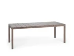 Masă extensibilă Rio, rezistentă UV, structură din aluminiu vopsit, blat DurelTOP, sistem extensibil integrat