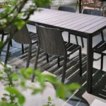 Scaun Tiberina Bistrot, structură din polipropilenă cu fibră de sticlă, tratat UV, fără cotiere, material reciclabil, stivuibil - imagine 5