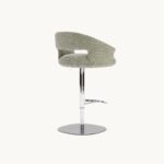 Scaun bar cu baza din metal Jermain - imagine 3