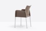 Scaun cu cotiere Ice, din aluminiu și polipropilenă, stivuibil, pentru interior și exterior - imagine 4